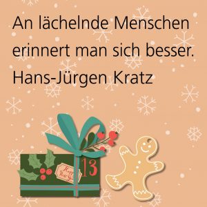 Metropolitan Adventskalender Tür dreizehn: Spruch von Autor Hans-Jürgen Kratz