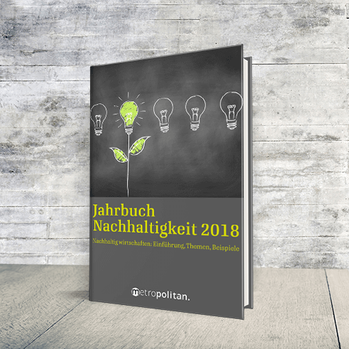 Cover Titel Jahrbuch Nachhaltigkeit 2018
