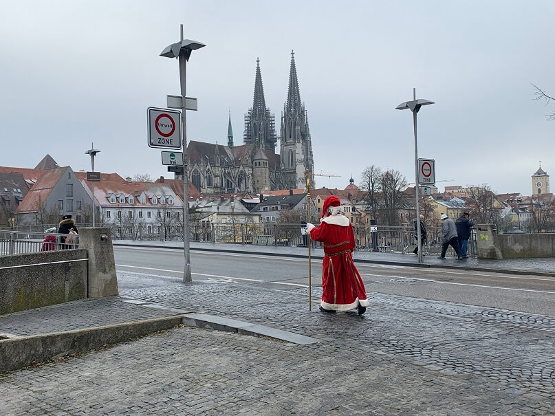 Nikolausaktion 2019 Nikolaus für metropolitan unterwegs