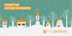 Weihnachtskarte metropolitan Jeden Tag Wissen Schenken