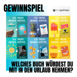 Gewinnspiel Sommerlektüre 2021 Welches Buch würdest du mit in den Urlaub nehmen?